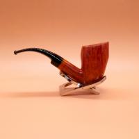 Tommaso Spanu Briar F1 Bent Freehand Fishtail Pipe (ART696)