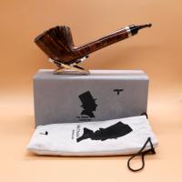 Talamona Di Paolo Croci Old Danish XL Freehand Flame Grain Fishtail Pipe (ART700)