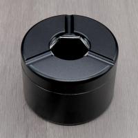 Angelo Aluminium Kaleidoscopic Top Ashtray - Black