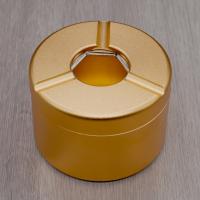 Angelo Aluminium Kaleidoscopic Top Ashtray - Gold