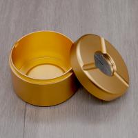 Angelo Aluminium Kaleidoscopic Top Ashtray - Gold