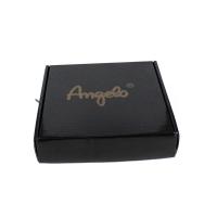 Angelo Ceramic Cigar Ashtray - 2 Cigar Rests - Black