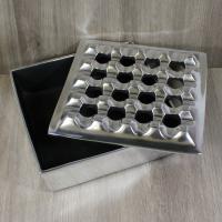 Aluminium 16 Hole Square Cigar Ashtray