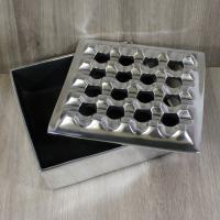 Aluminium 16 Position Square Cigar Ashtray