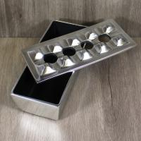 Aluminium 6 Position Square Cigar Ashtray