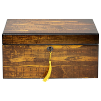 Adirondack Vintage Style Humidor & Key - 100 Cigar Capacity