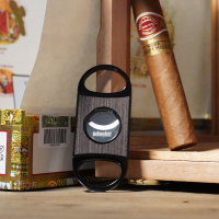 Adorini Fusion Double Blade Cutter - Gun Metal Oak (ADO181)