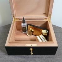 Adorini Milan Medium Deluxe Cigar Humidor - 75 Cigar Capacity (AD043)