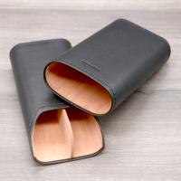 Adorini Leather Black Cigar Case - 2-3 Cigar Capacity (AD030)