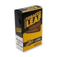 Al Capone 100% Tobacco Leaf Wrap - Original - Box of 10 Packs of 5 Medium Leaves