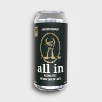 All In Alcohol Free Premium English Lager - 12 Cans
