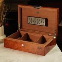 Dunhill White Spot Humidor - Amboyna - 100 Cigar Capacity