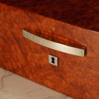 Dunhill White Spot Humidor - Amboyna - 100 Cigar Capacity