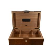 Dunhill White Spot Humidor - Amboyna - 100 Cigar Capacity