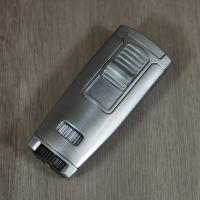 Vector Apex Torch Table Lighter - Satin Chrome