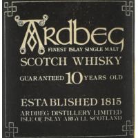 Ardbeg 10 Year Old Bottled 1960/70s Whisky Miniature - 40% 5cl