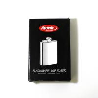 Atomic Stainless Steel 8oz Hip Flask