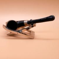 Baby Bent Real Briar Smooth Brown Pipe