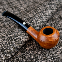 Barling Marylebone The Very Finest 1819 Bent Rhodesian Fishtail Pipe (BAR154) - End of Line