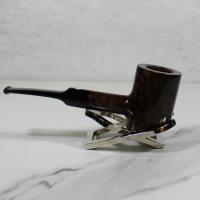 Barling Marylebone Ye Olde Wood 1820 Bent Poker Fishtail Pipe (BAR066) - End of Line