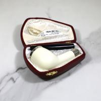 Barling Meerschaum 1812 Ivory Cap Straight Fishtail Pipe (MEER322) - End of Line