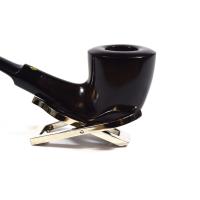 BBB Freestyle Bent Horn Pipe Dark Brown Metal Filter Bent Fishtail Pipe (BBB127)