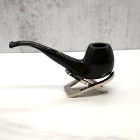 BBB Freestyle Bent Brandy Pipe Dark Brown Metal Filter Bent Fishtail Pipe (BBB189)