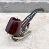 BBB Minerva 320 Smooth Ruby Billiard Metal Filter Briar Fishtail Pipe (BBB207)