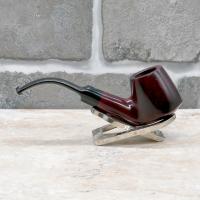 BBB Minerva 320 Smooth Ruby Billiard Metal Filter Briar Fishtail Pipe (BBB207)