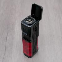 Honest Shakespeare Cigar Lighter - Black & Red (HON230)