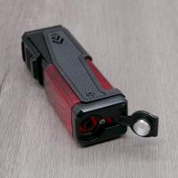 Honest Shakespeare Cigar Lighter - Black & Red (HON230)