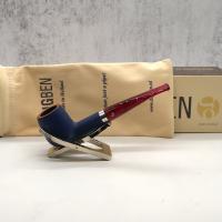 BigBen Sylvia 808 Blue Matte 9mm Filter Fishtail Pipe (BIG88)