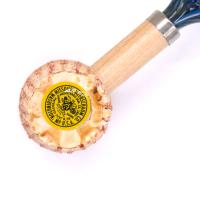 Corn Cob Big Boy Blue and White Pipe