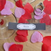 Wedding Cigar Band - BRIDE - Black Border Design