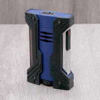 ST Dupont Defi Extreme Lighter & Cigar Cutter Set - Matte Blue