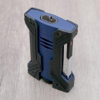 ST Dupont Defi Extreme Lighter & Cigar Cutter Set - Matte Blue