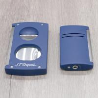 ST Dupont Maxijet Lighter & Cigar Cutter Set - Matte Blue (Discontinued)