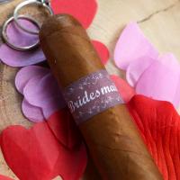 Wedding Cigar Band - BRIDESMAID - Burgundy Floral Design