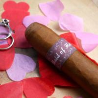 Wedding Cigar Band - MAID OF HONOUR - Burgundy Floral Design