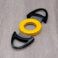 Chacom CIG-R Twin Bladed Cigar Cutter - Black & Yellow