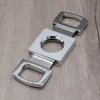 Chacom CIG-R Twin Bladed (Special Finishes) Cigar Cutter - Silver