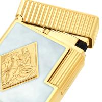 ST Dupont Lighter - Ligne 1 -  Romeo y Julieta White & Yellow Gold