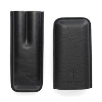 Les Fines Lames Cigar Case - DUO Black - Fits 2 Cigars