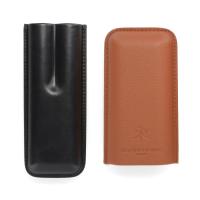 Les Fines Lames Cigar Case - DUO Brown - Fits 2 Cigars