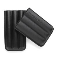 Les Fines Lames Cigar Case - TRIO Black - Fits 3 Cigars