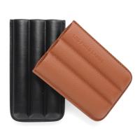 Les Fines Lames Cigar Case - TRIO Brown - Fits 3 Cigars
