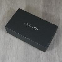 Artamis Robusto Navy Leather Cigar Case - Fits 2 Cigars