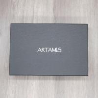 Artamis Robusto Brown Leather Cigar Case - Fits 3 Cigars