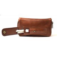 Chacom 2 Pipe Case With Pouch - Tan