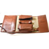 Chacom Roll Up Pouch for 2 Pipes With Pouch - Leather and Canvas